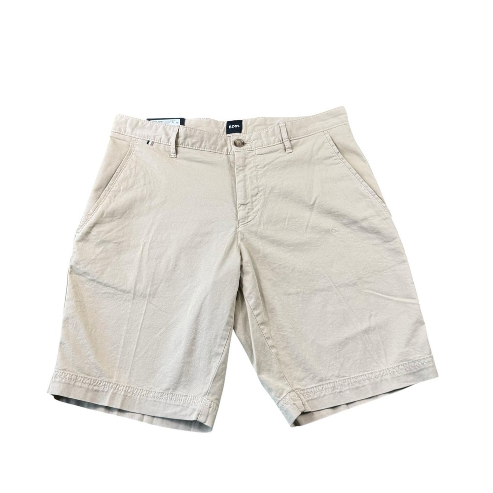 Hugo Boss Current Khaki Slice Short Men's Chino Size Men's 32R NWT Slim